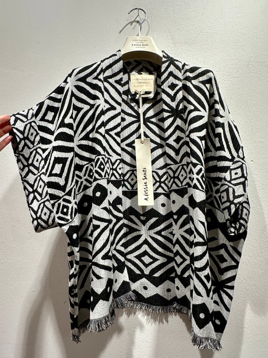 ALESSIA SANTI - Kimono fantasia, Nero