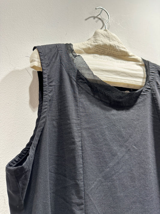 RUNDHOLZ - Abito misto cotone, Black