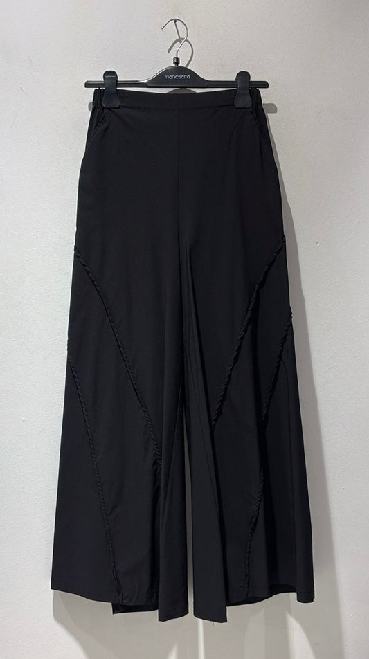 MANESERA - Pantalone palazzo, Nero