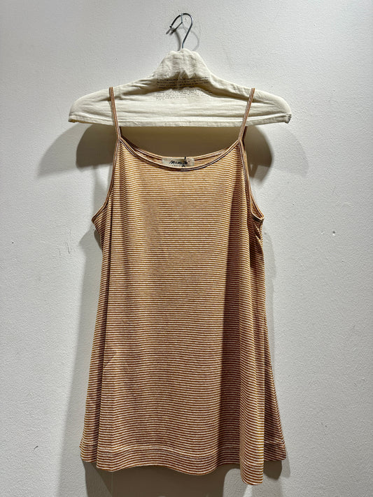 MAMA B - Canotta rigata Via LR, Ambra