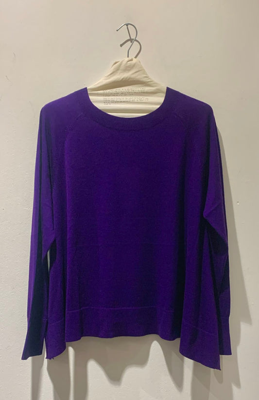 KNIT KNIT - Maglia raglan, Viola