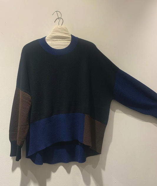 KNIT KNIT - Maglia in lana, Multicolore