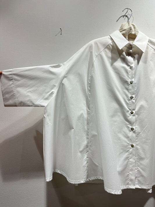 TADASHI - Camicia trapezio, Bianco