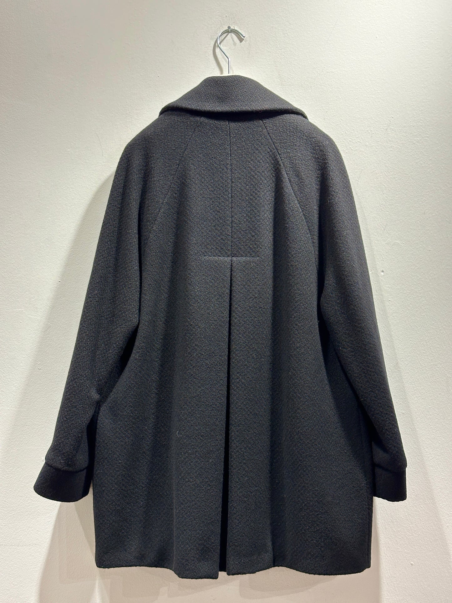 ALESSIA SANTI - Cappotto Caban misto lana, Nero