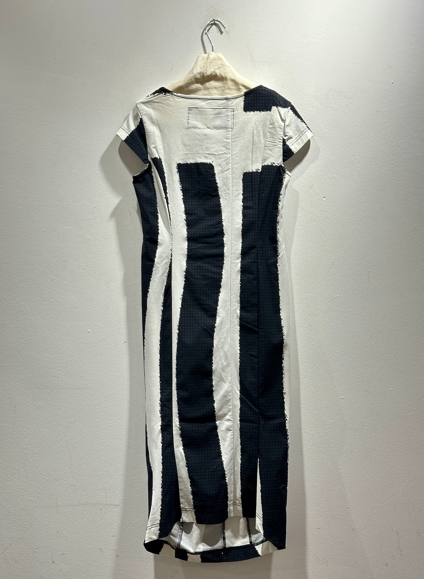 RUNDHOLZ - Abito linee, Black Print