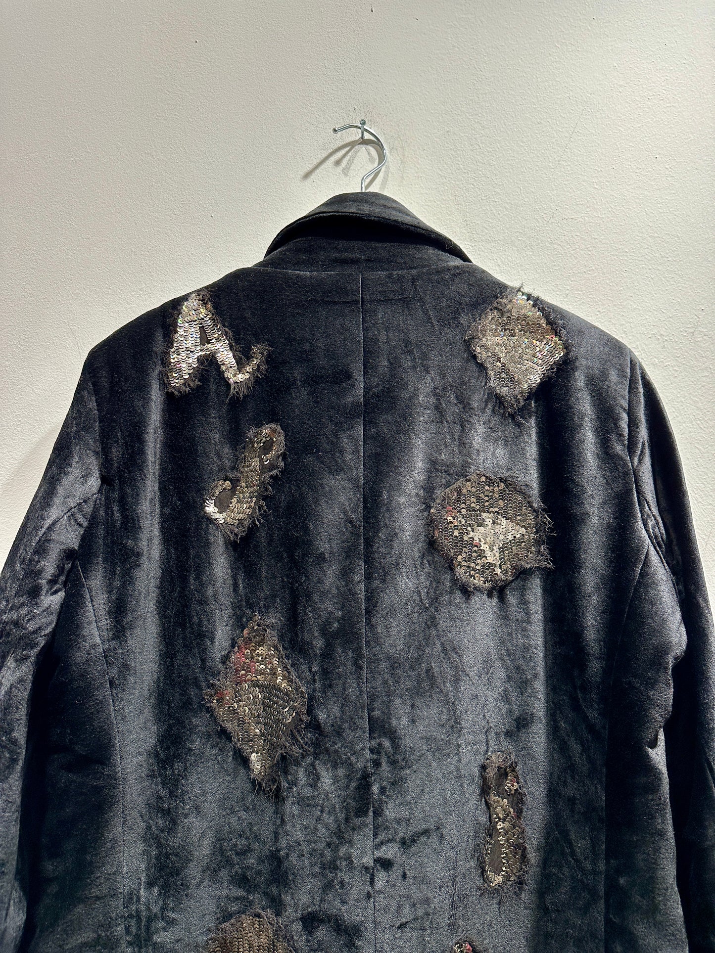 ALESSIA SANTI - Cappotto lungo imbottito con paillettes