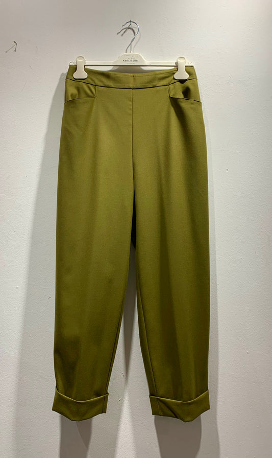 ALESSIA SANTI - Pantalone dritto, Verde