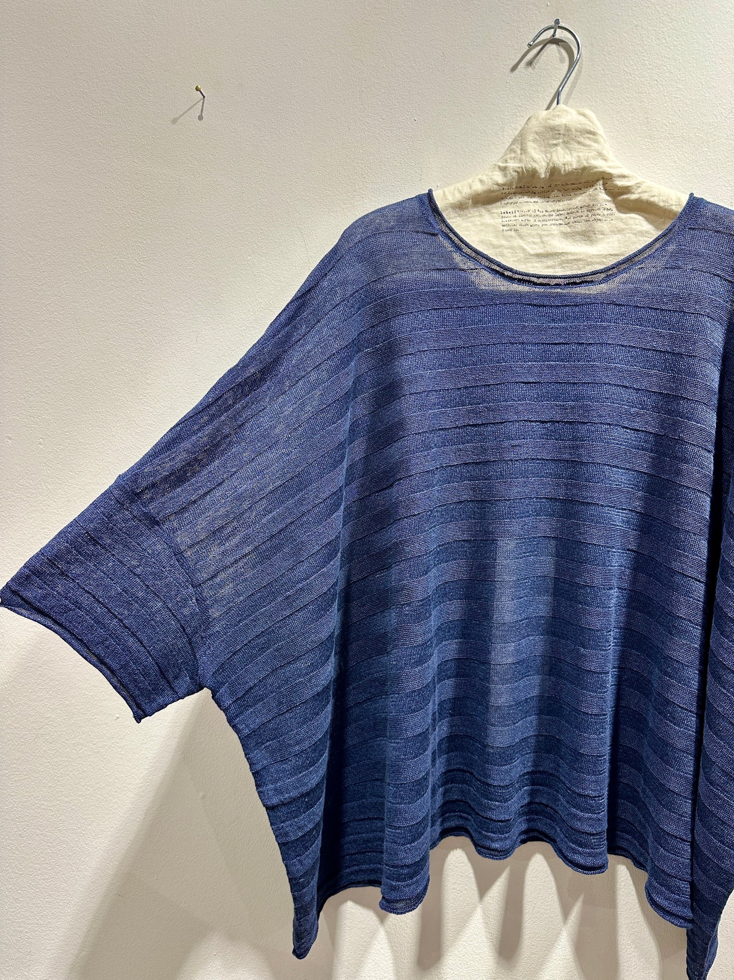RUNDHOLZ - Maglia manica 3/4, Navy