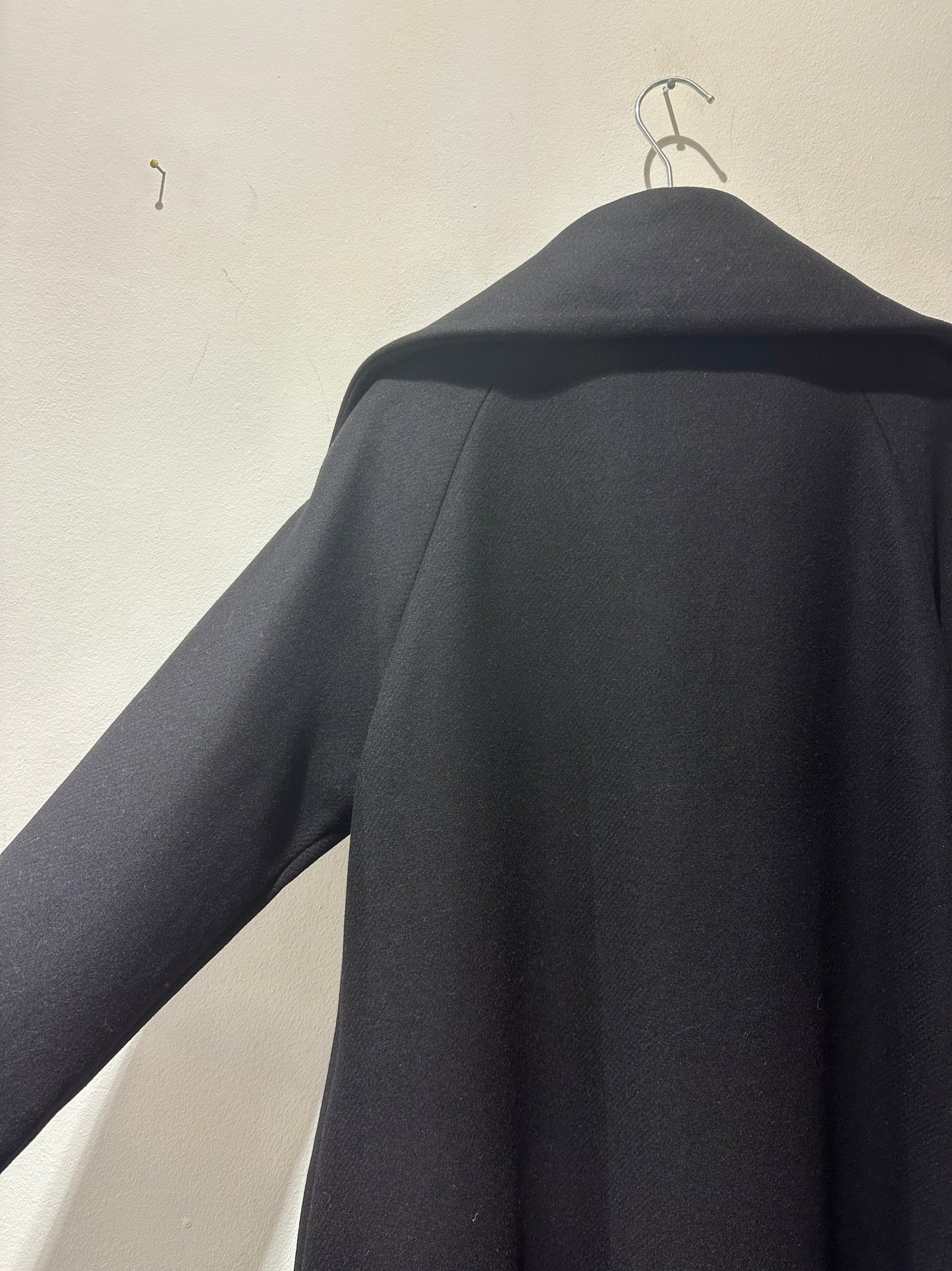 JM Design - Cappotto lungo misto lana, Nero