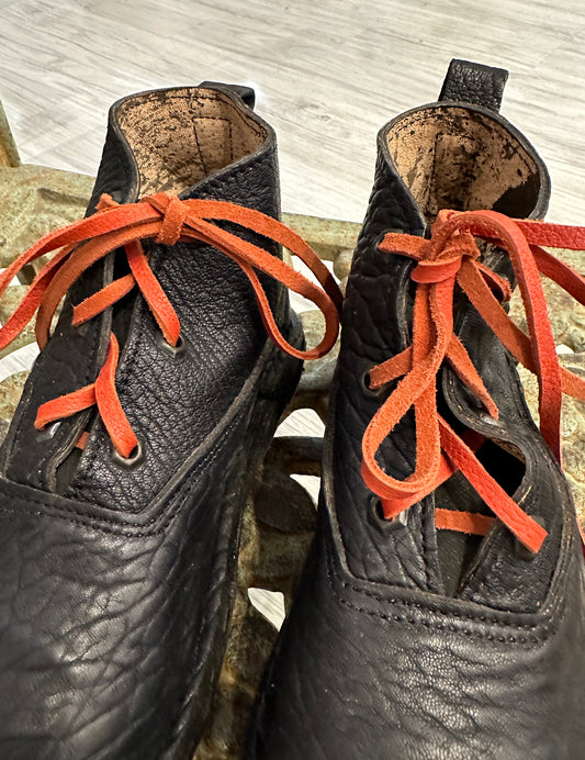 BREAD&BUTTER - Scarponcino stringa rossa, vera pelle