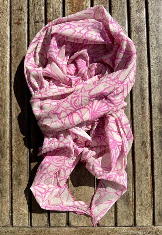 ALESSIA SANTI - Sciarpa fantasia, Fucsia