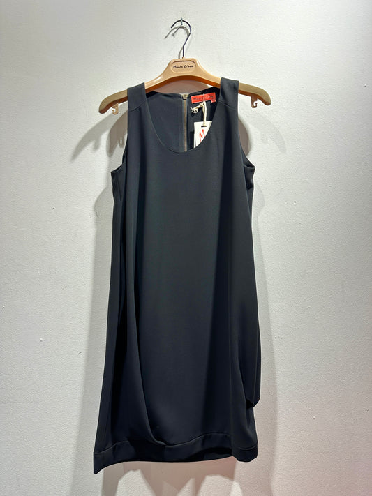 MANILA GRACE - Tubino scollo americano, Nero