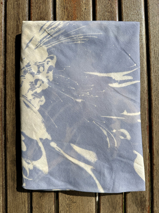 ALESSIA SANTI - Sciarpa fantasia, Azzurro