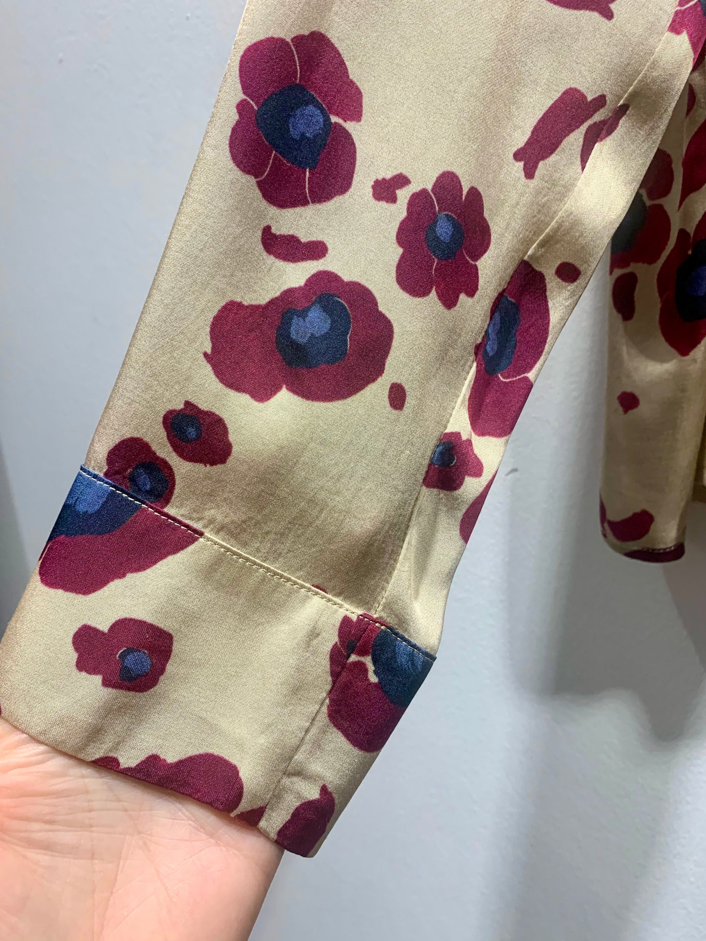 ALESSIA SANTI - Blusa fantasia floreale in viscosa