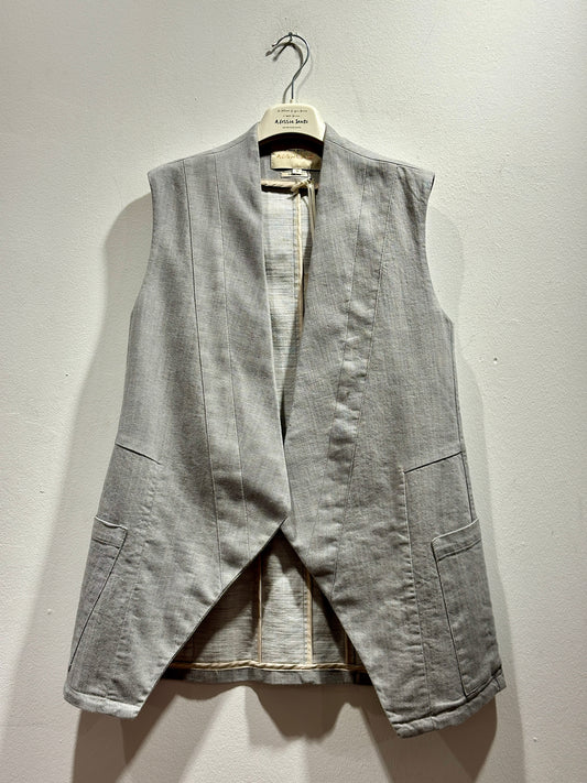 ALESSIA SANTI - Gilet in cotone, Grigio