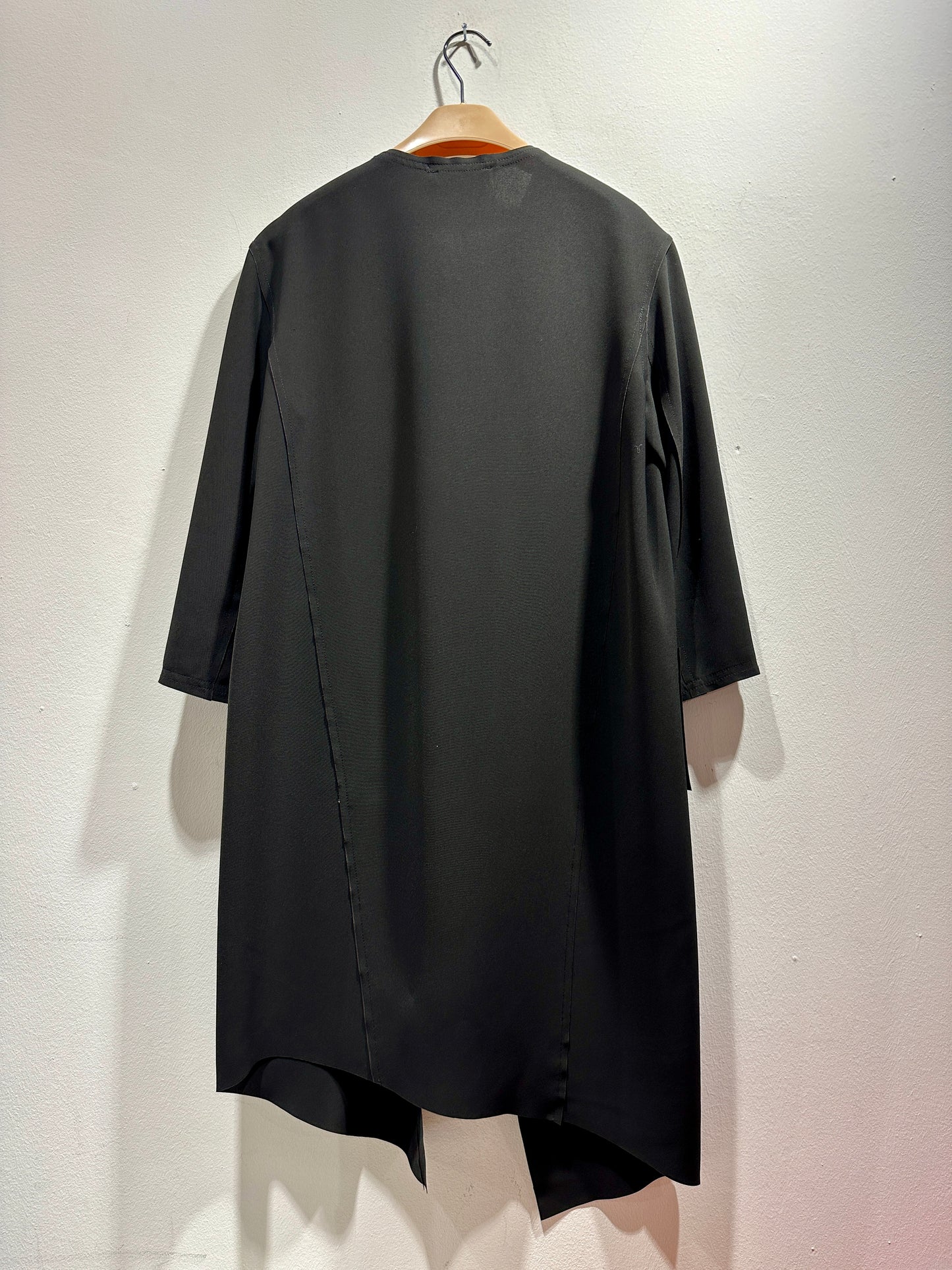 MANILA GRACE - Spolverino con jabot, Nero