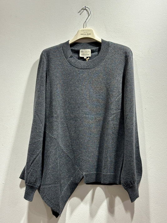 ALESSIA SANTI - Maglione svasato in lana, Grigio