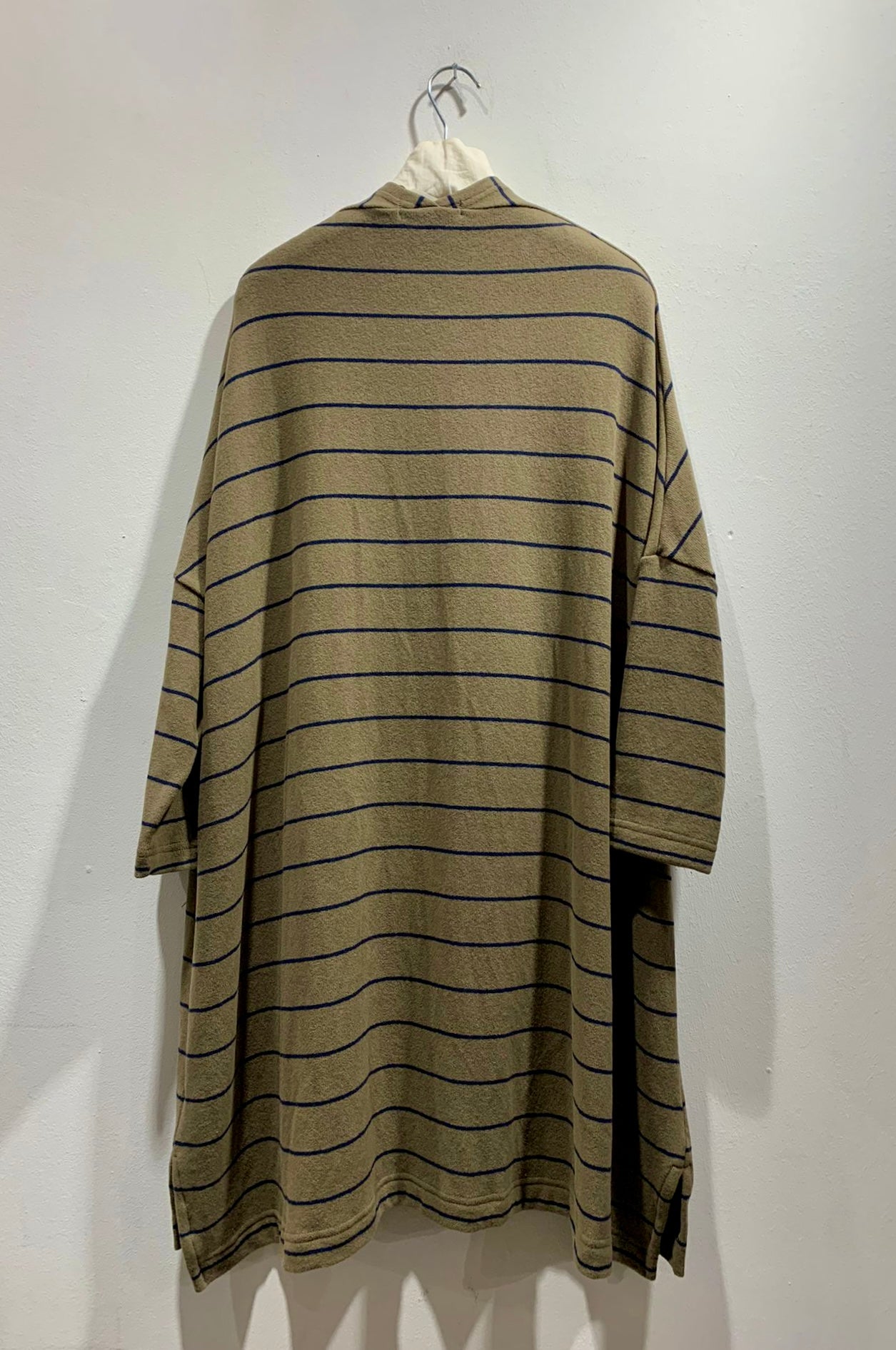 MAMA B - Cardigan lungo Souflè, Rigato Blu