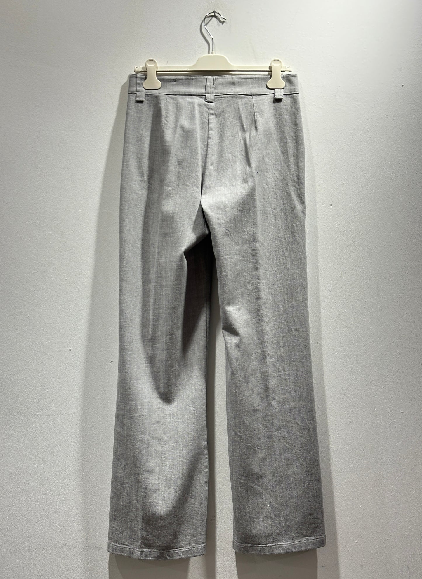 ALESSIA SANTI - Pantalone in cotone, Grigio