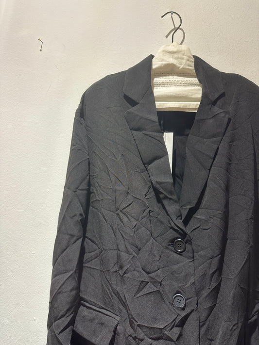 JM Design - Giacca over stropicciata, Nero