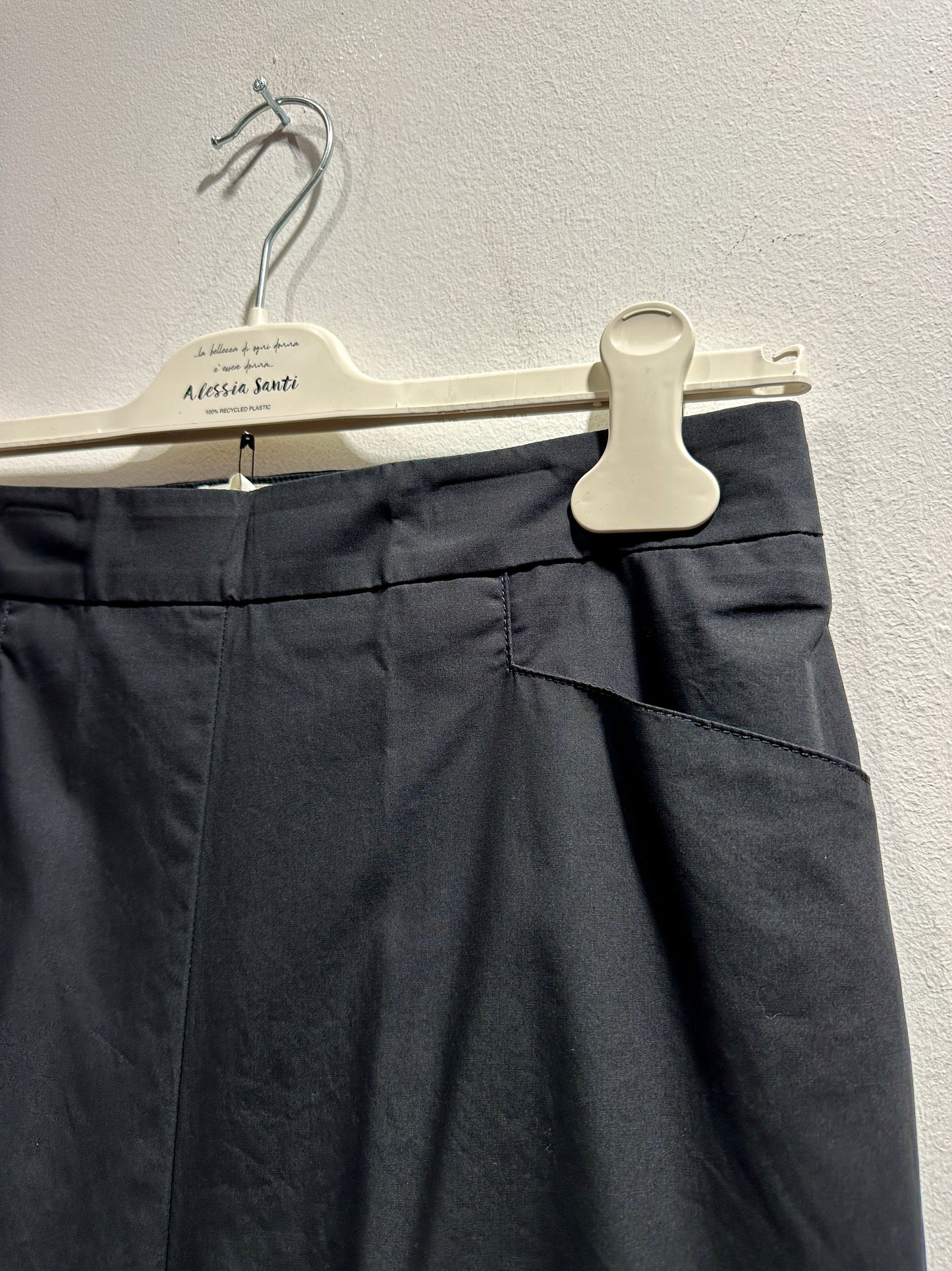 ALESSIA SANTI - Pantalone in cotone, Nero