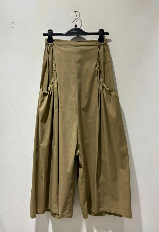 MANESERA - Pantalone ampio, Kaki