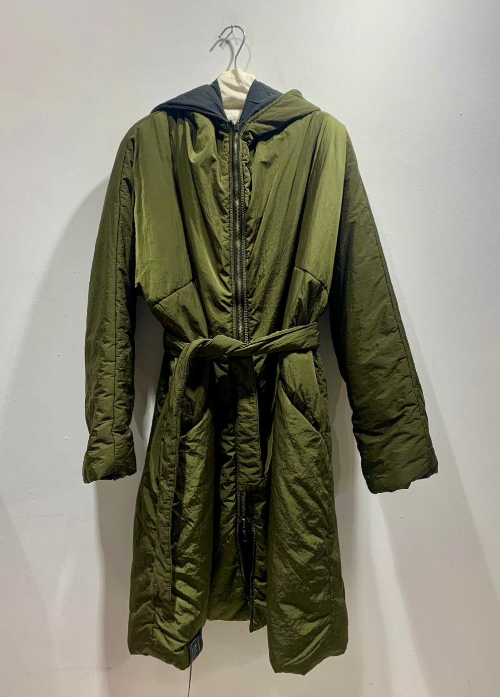 KIMONORAIN - Piumino Parka reversibile, Verde