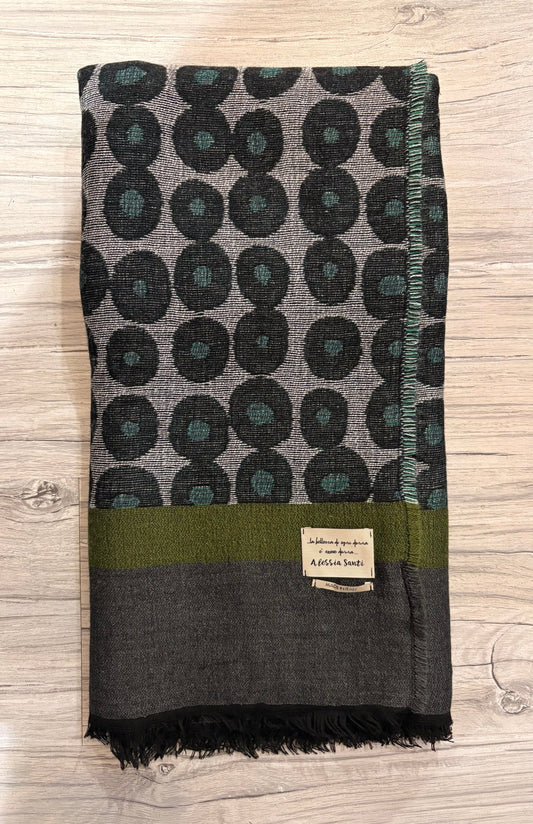 ALESSIA SANTI - Sciarpa quadrata, Verde