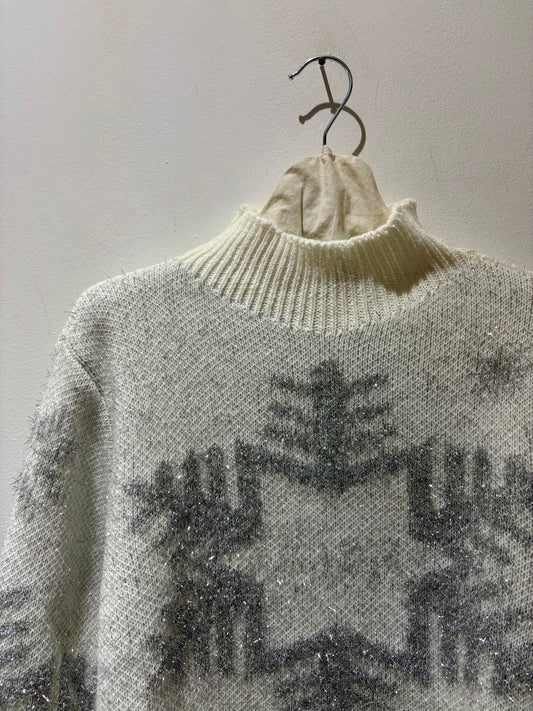 SUSY MIX - Maglione fiocco di neve, Bianco