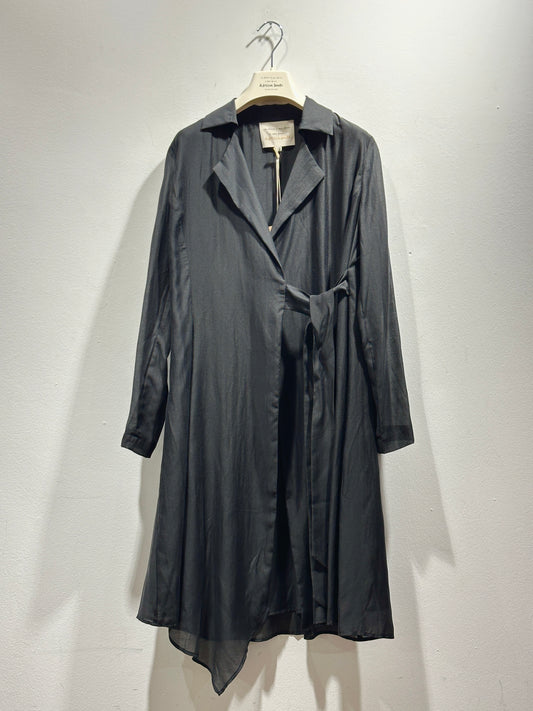 ALESSIA SANTI - Spolverino trench a portafoglio, Nero