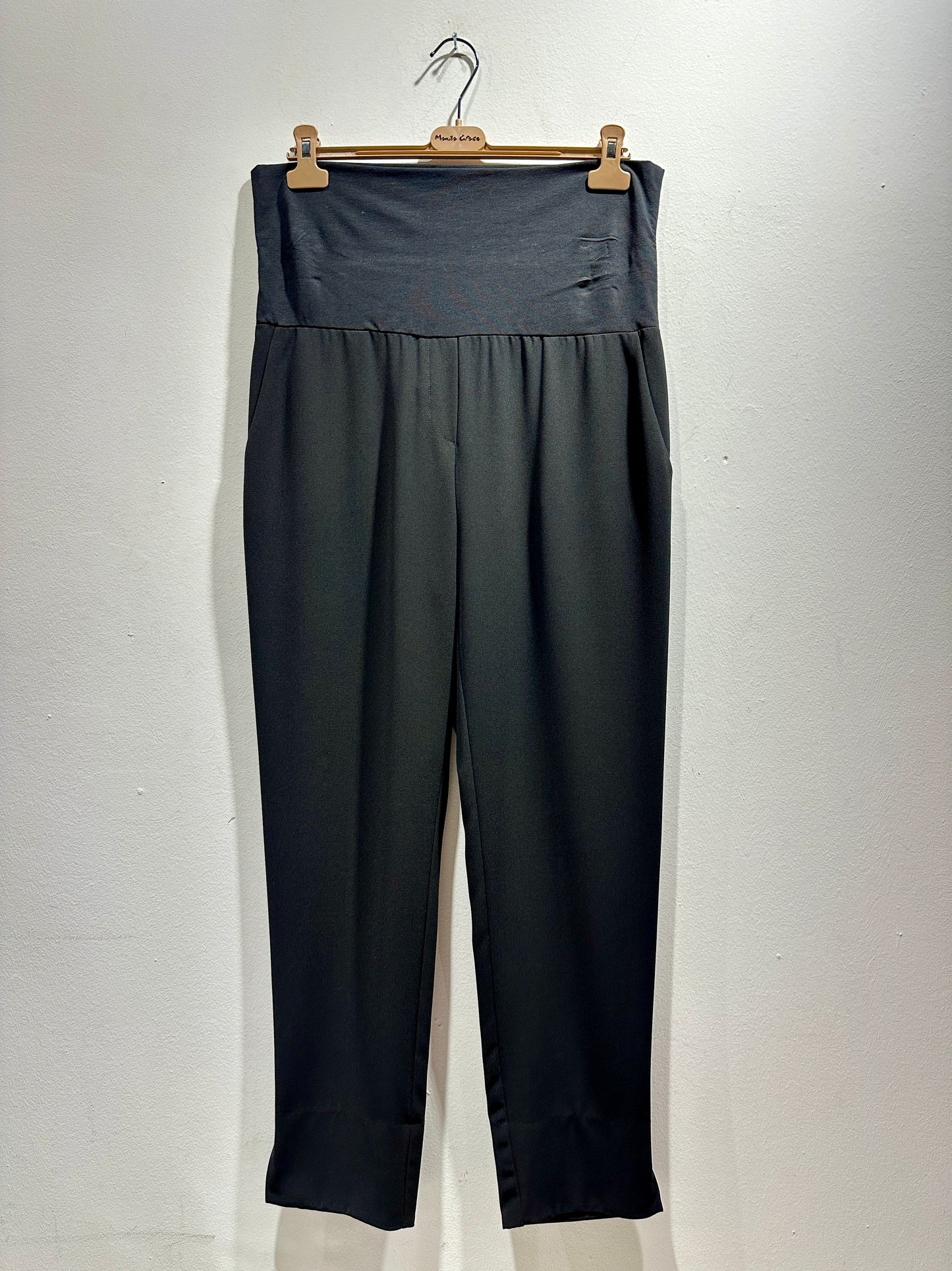 MANILA GRACE - Pantalone morbido, Nero