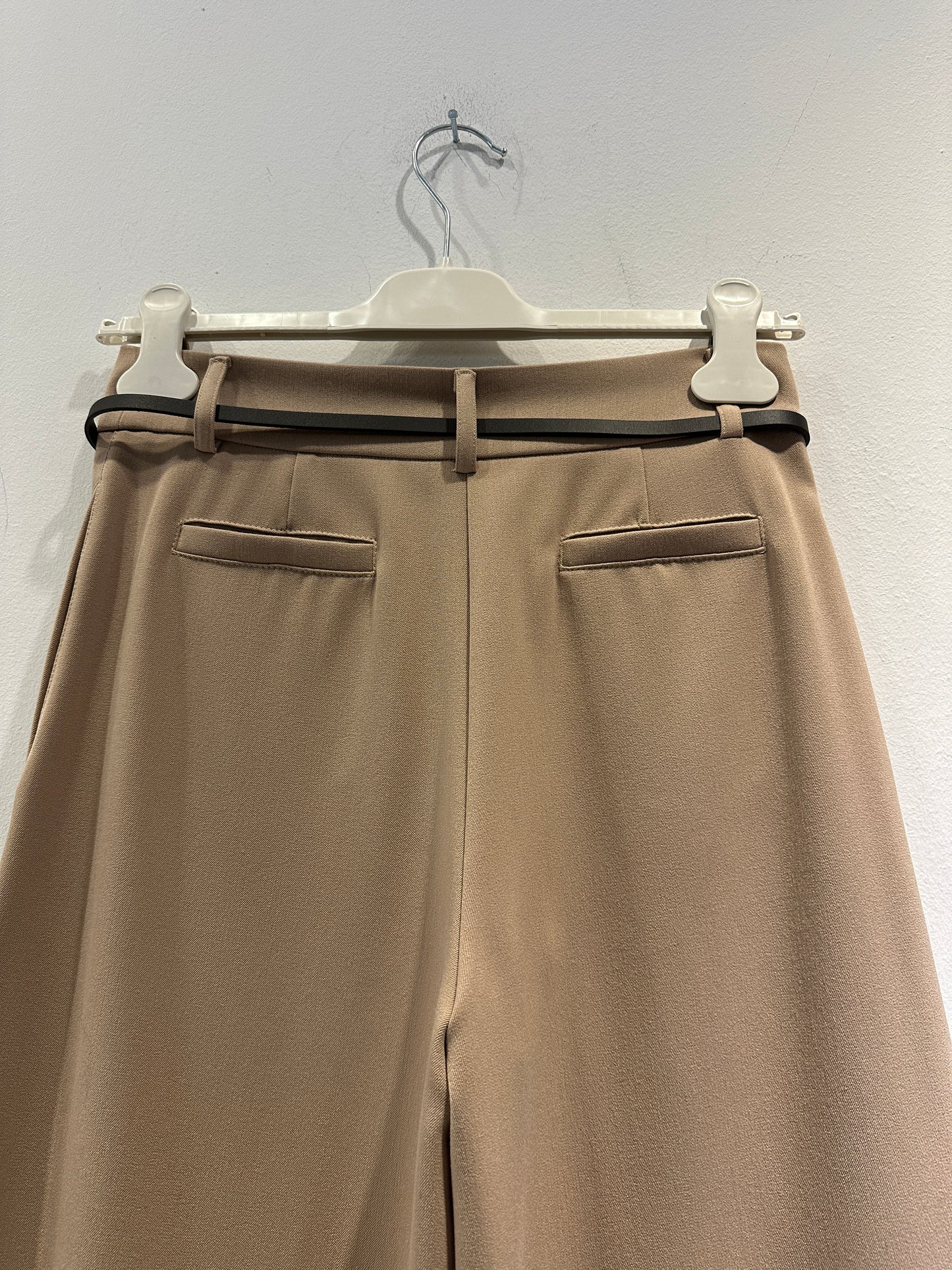 ALESSIA SANTI - Pantalone con cintura, Beige