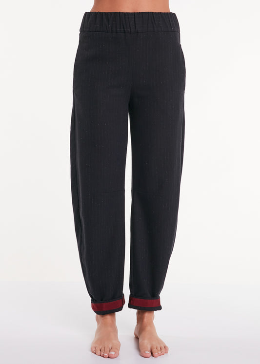 ALESSIA SANTI - Pantalone gessato, Blu