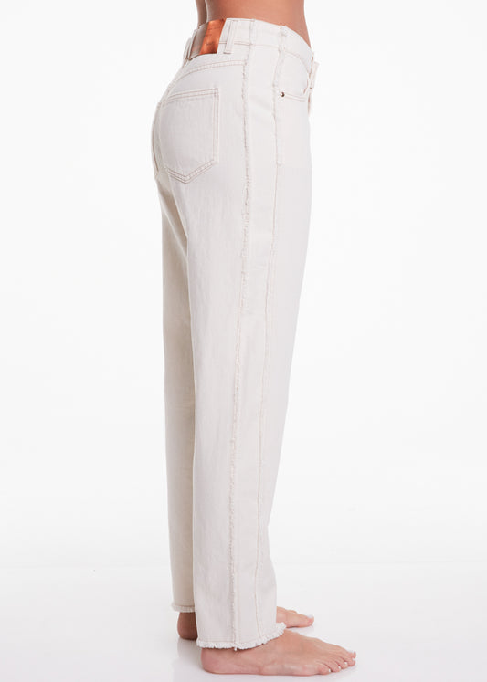 ALESSIA SANTI - Jeans dritto, Crema