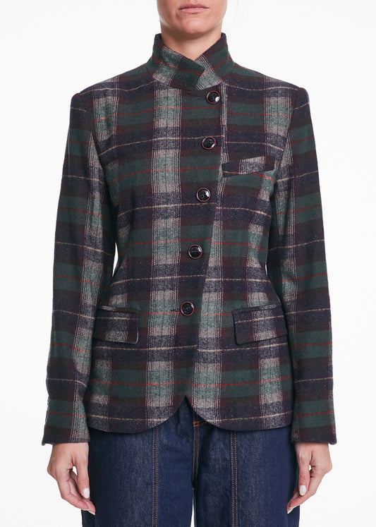 ALESSIA SANTI - Giacca fantasia scozzese