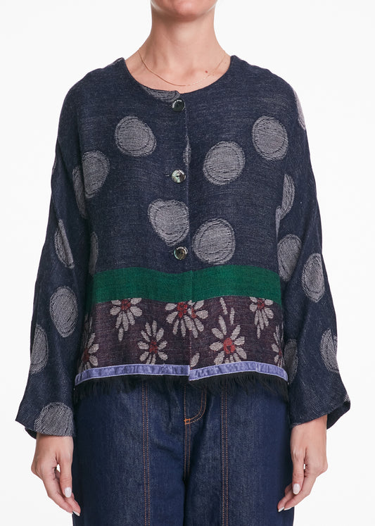 ALESSIA SANTI - Giacca fantasia, Blu