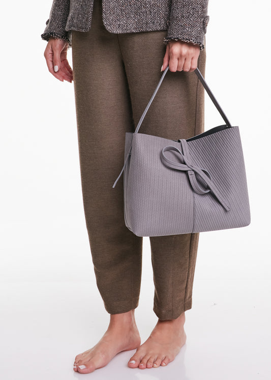 ALESSIA SANTI - Borsa in pelle, Grigio