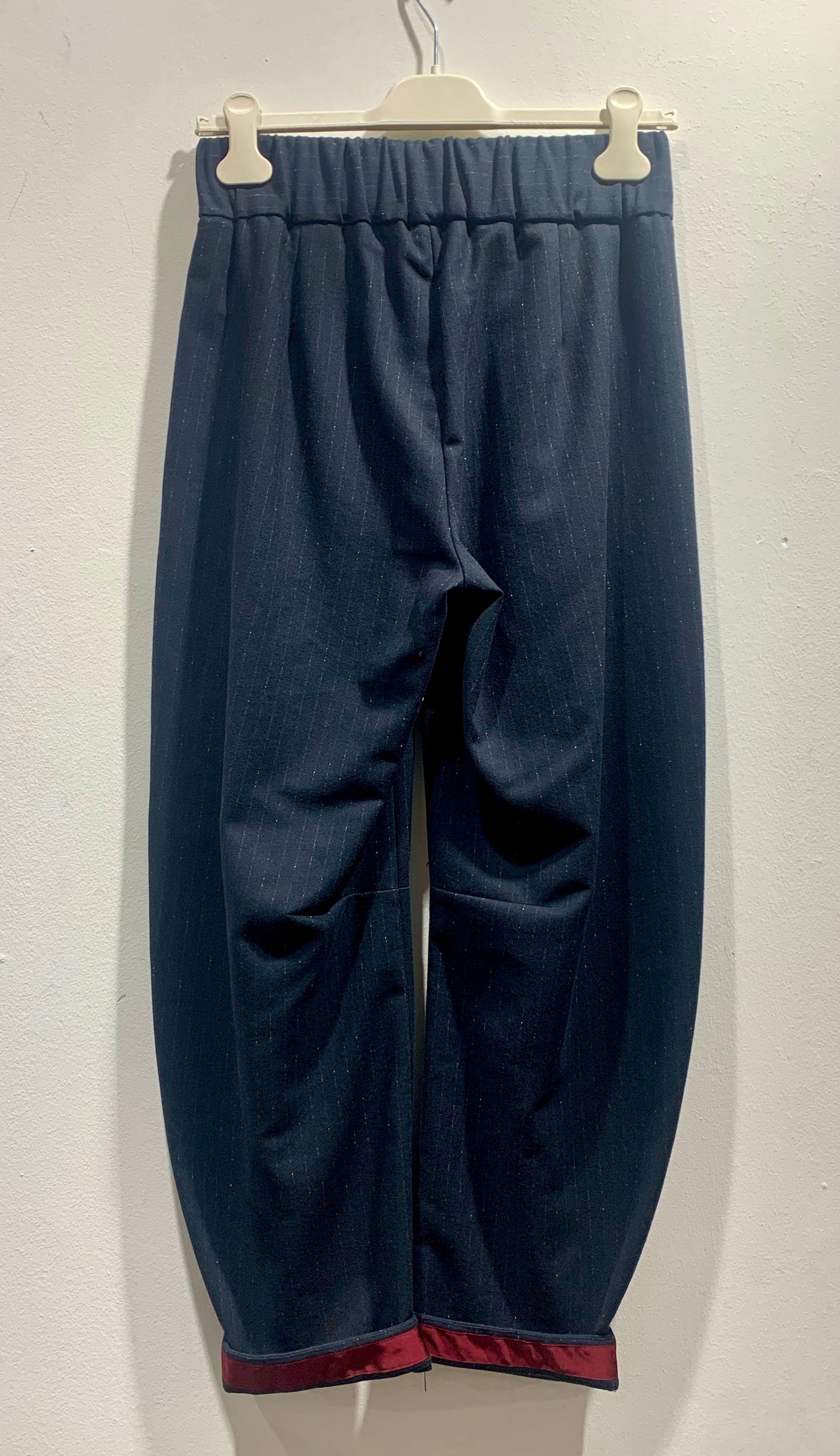 ALESSIA SANTI - Pantalone gessato, Blu