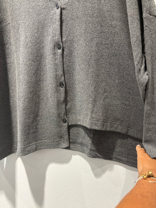 MAMA B - Cardigan Rubi, grigio