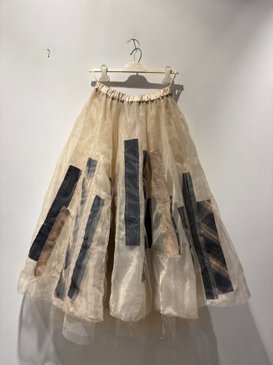 TADASHI - Gonna tulle inserti