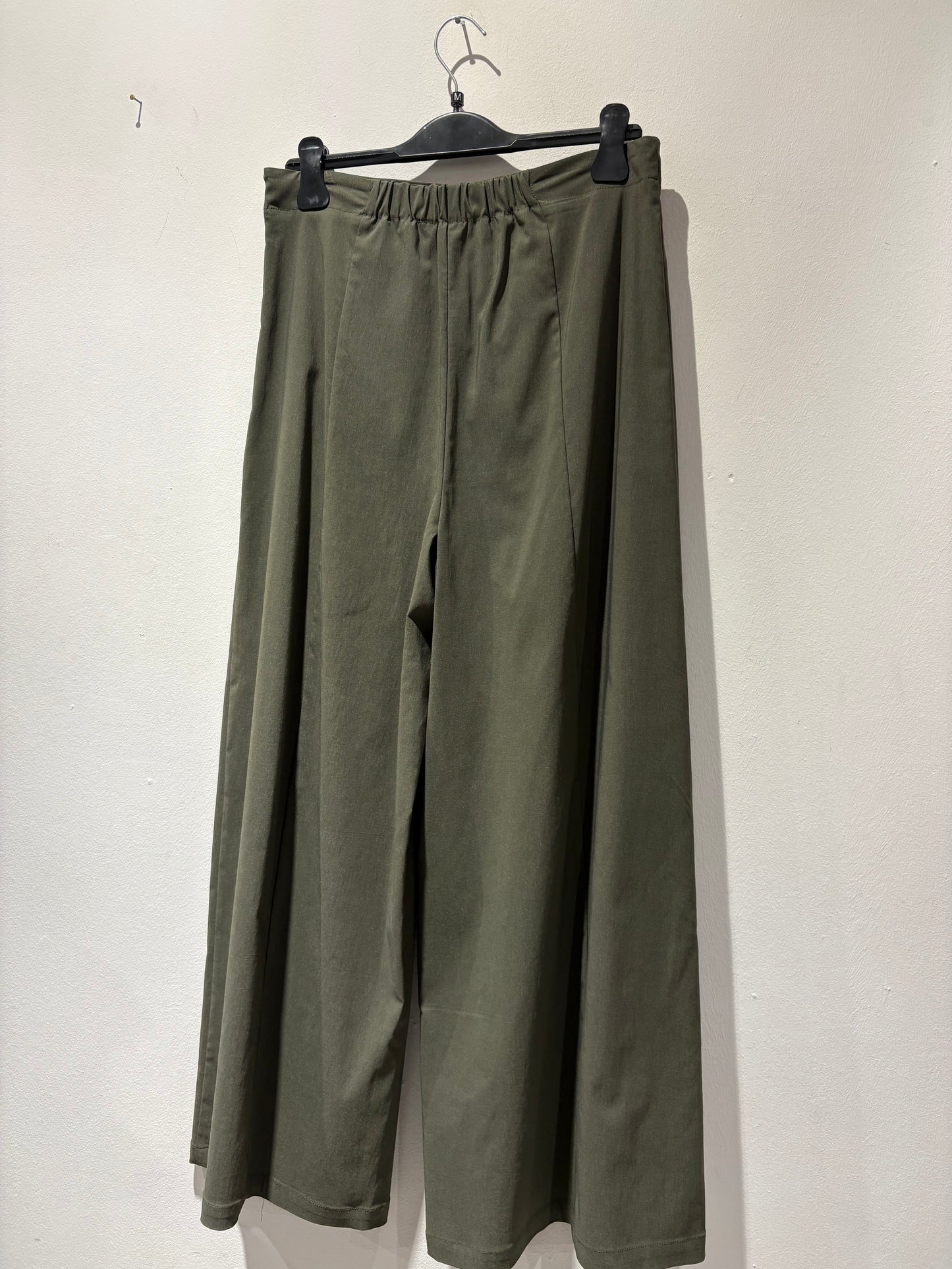 MANESERA - Pantalone palazzo verde militare
