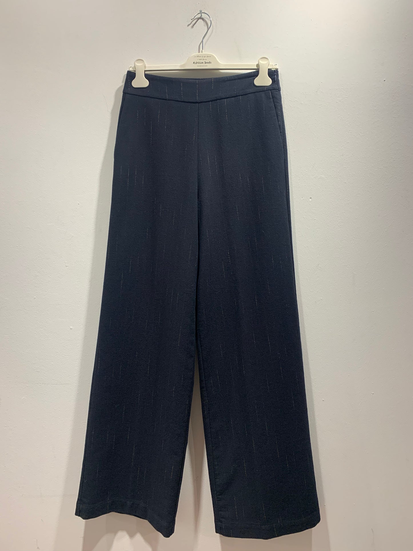 ALESSIA SANTI - Pantalone gessato, Blu