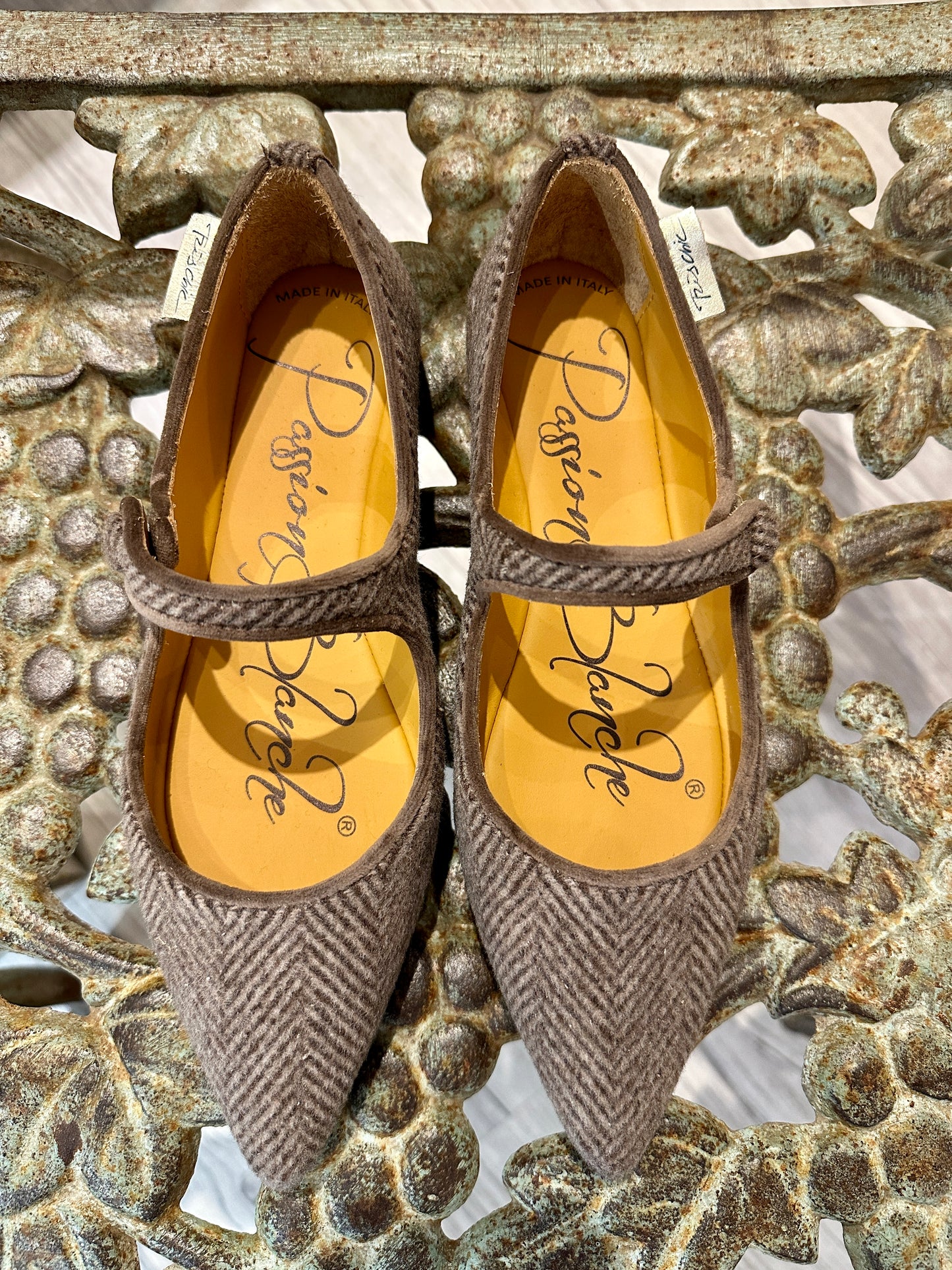 PASSION BLANCHE - Ballerina Sophia Tweed Tortora