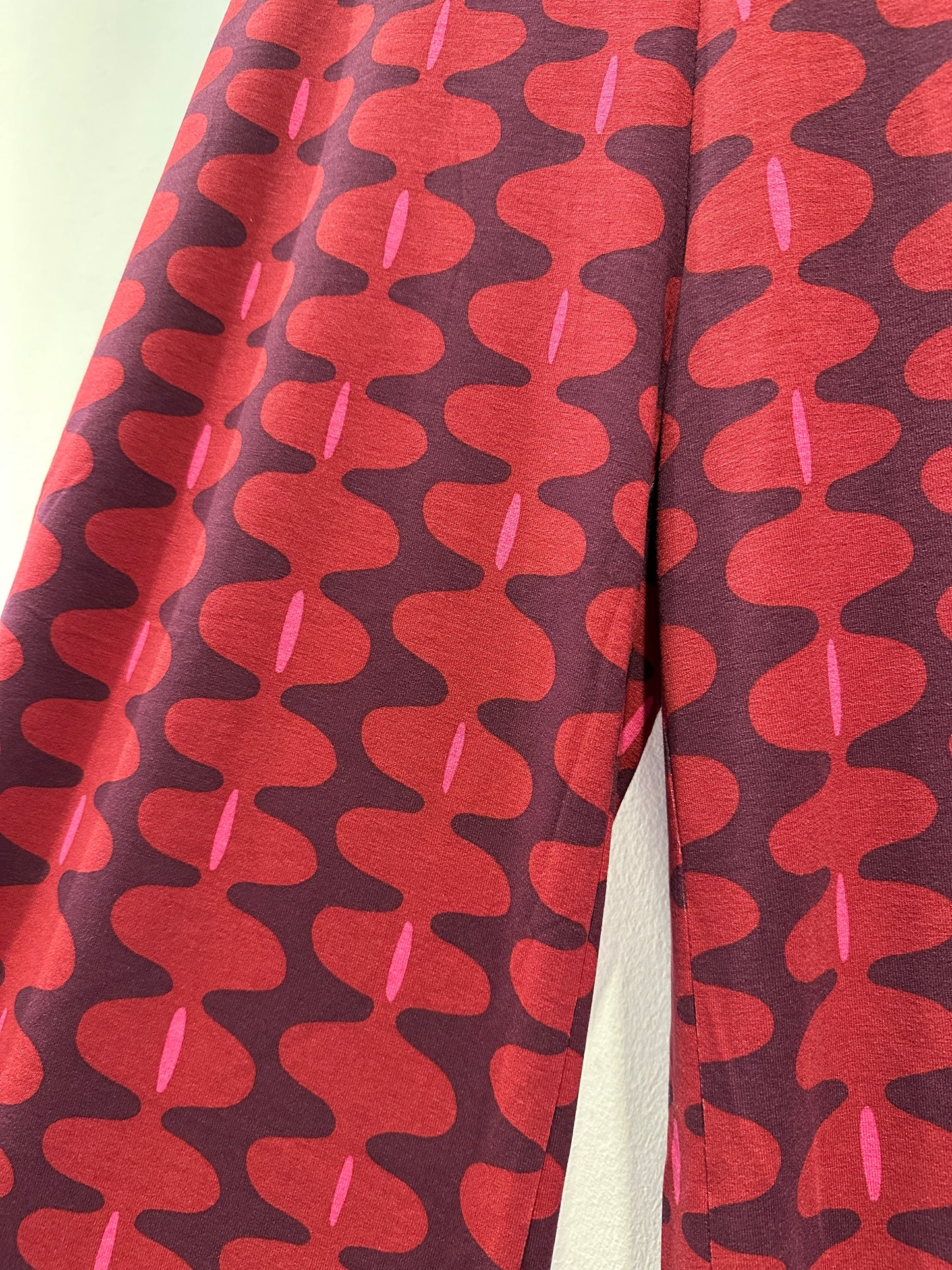 SURKANA - Pantalone Flare fantasia, Maroon