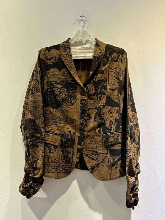 RUNDHOLZ - Giacca stampa fumetti, Bronze