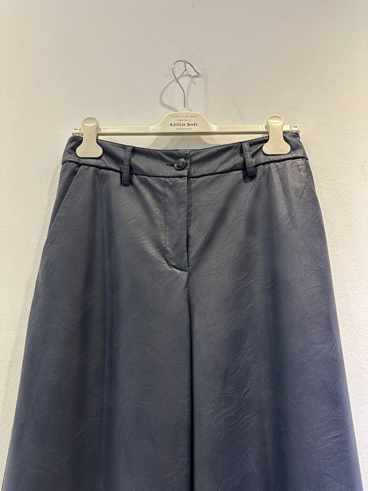 ALESSIA SANTI - Pantalone ecopelle, Blu