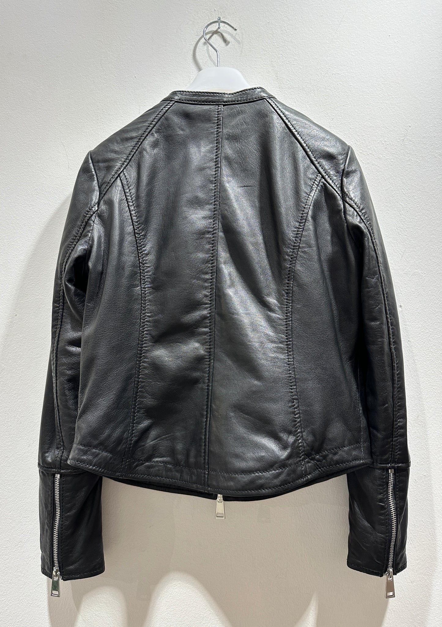 VLAB - Giacca biker vera pelle