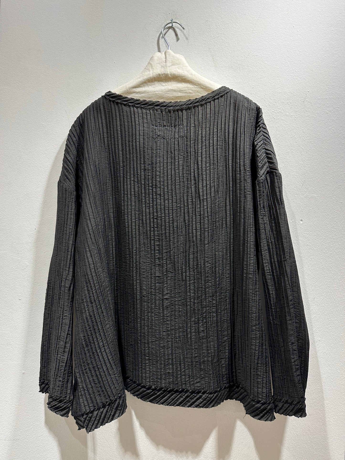 TADASHI - Casacca nervature, Nero