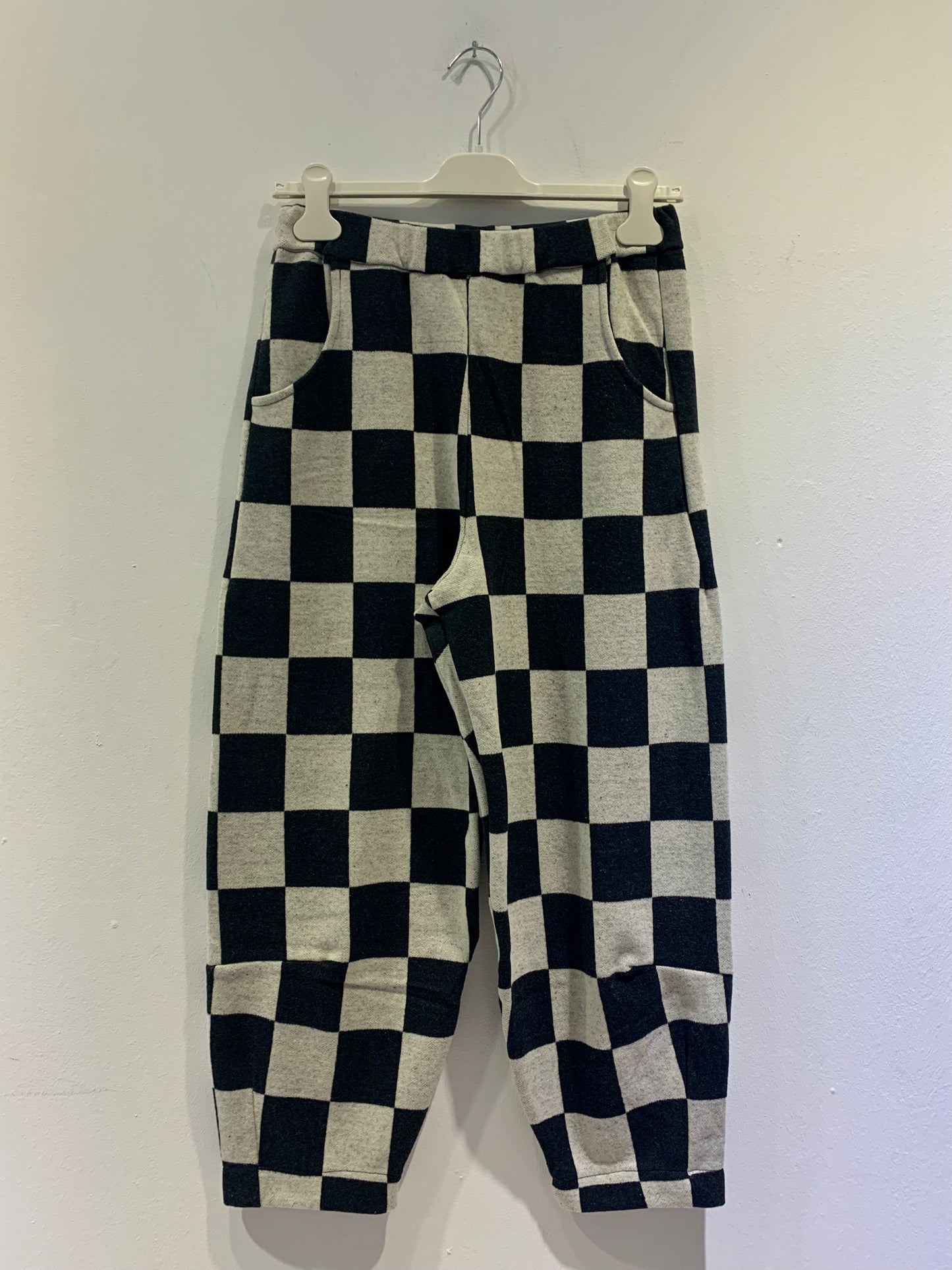 MAMA B - Pantalone Alicia J Effetto Dama, Nero
