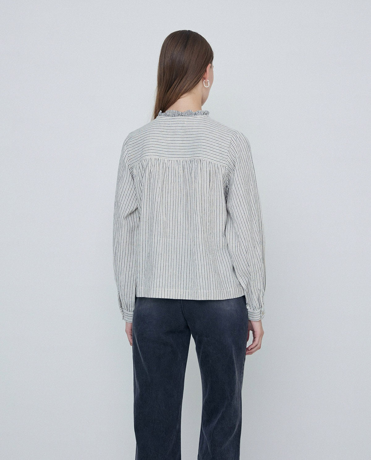 YERSE - Camicia fantasia, Ecru